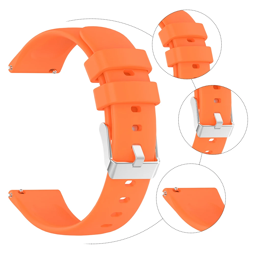 20mm Silicone Strap Quick Release Silicone Designer Band Soft for Huami  GTS 4/2 Mini GTS 3 2e for Huami  Active
