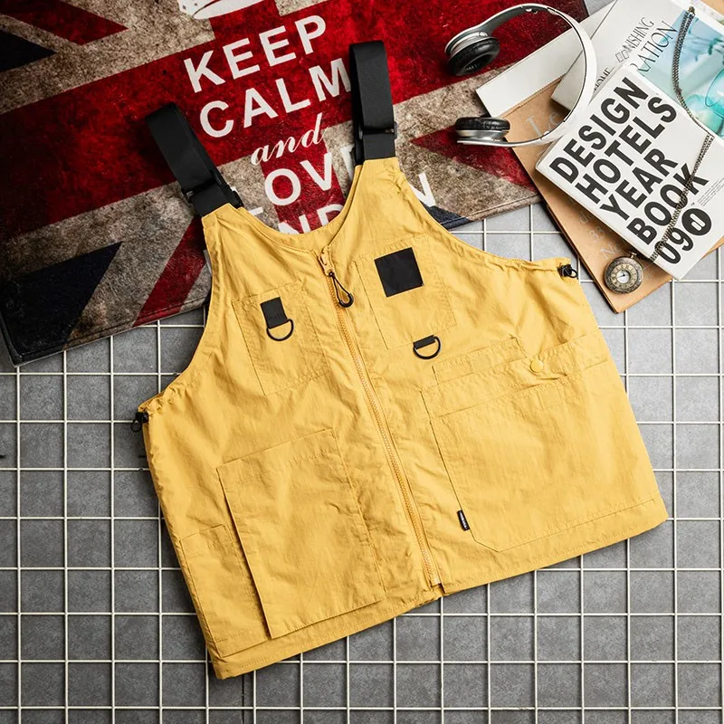 

Многофункциональный жилет 2-в-1 для активного отдыха с защитой от солнца, быстросохнущий, с сумкой через плечо и 3D-карманами