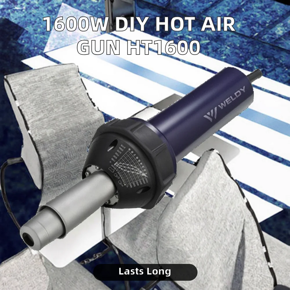 Electric Industrial Hot Air Welding Gun-DIY PVC Floor & Plastic Welding Tool with Stainless Steel Construction