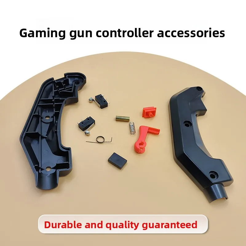 Coin Operated Arcade Game Machine Part Jungle Adventure Gun Shell Handle Switch Casing for Ball Shooting Water Shooting Game