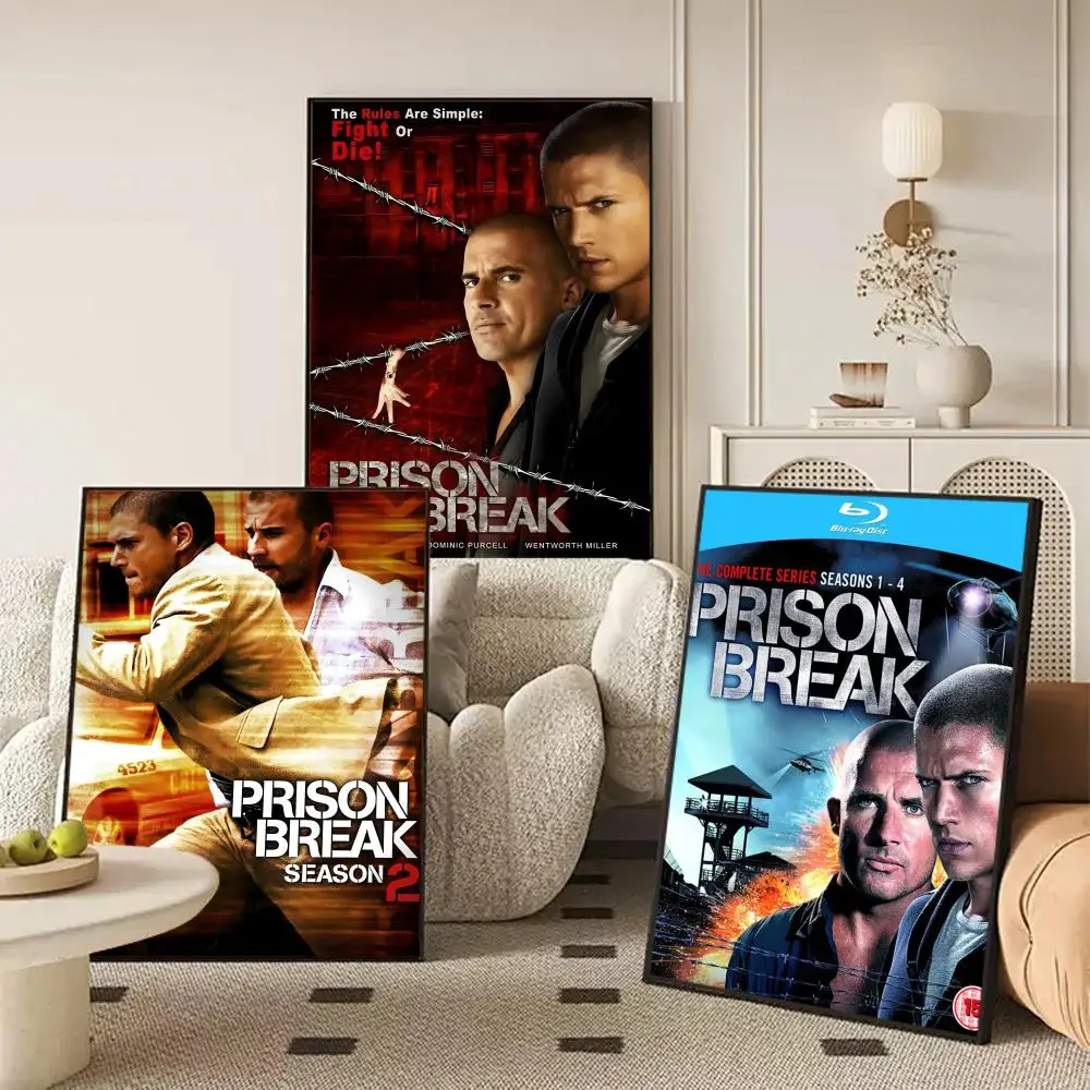 TV P-Prison Break Poster Perfect Space Sticker Self Adhesive for Office Home Theater Wall Art Decor Fancy Gift