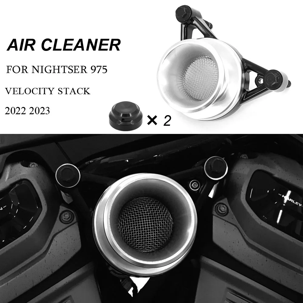 Nightster 975 Accessories Air Cleaner Intake Filter Cover Velocity Stack For Harey Nightster 975 RH 975 Nightster 975 2022 2023