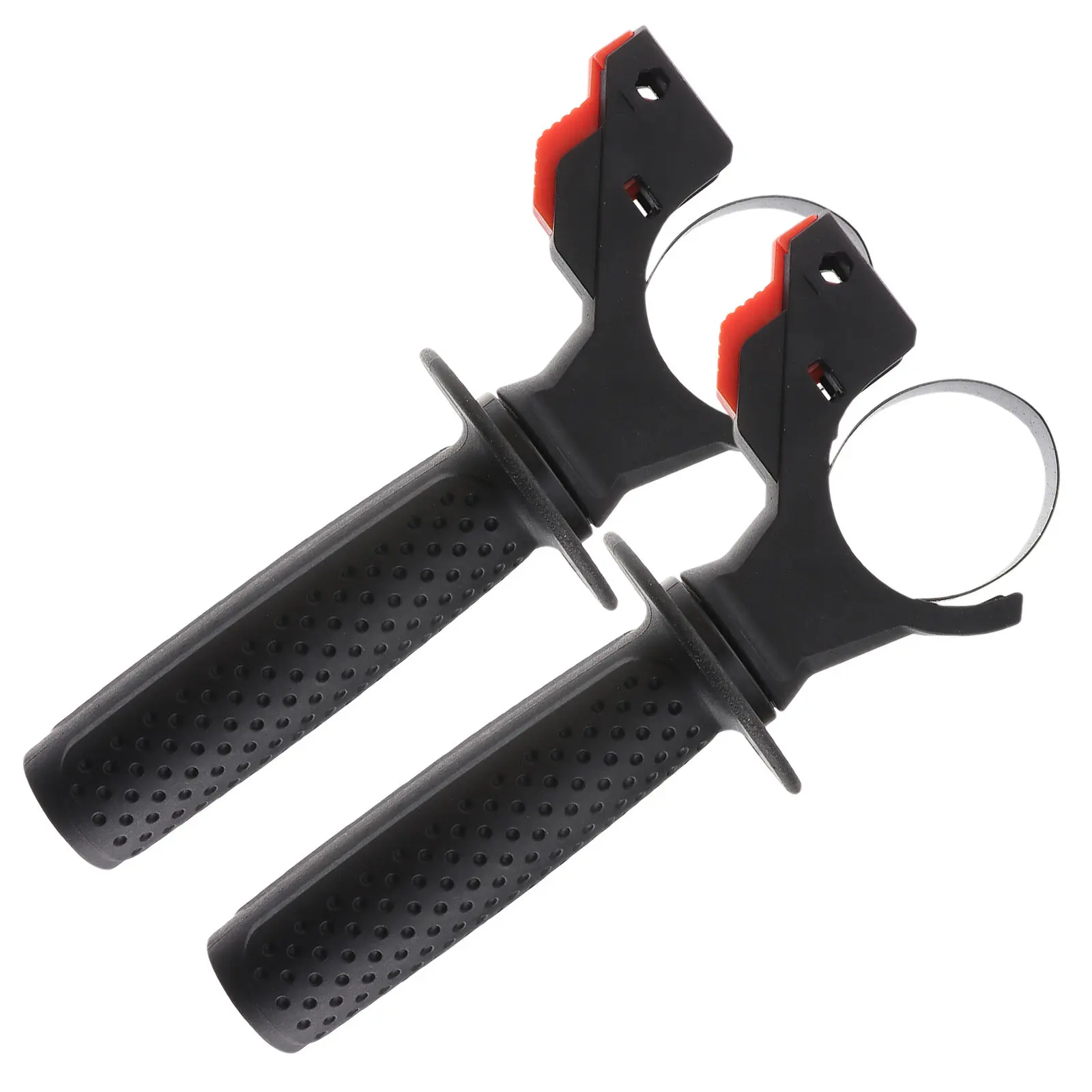 

2Pcs Adjustable Electric Hammer Handle Compact Lightweight Front Auxiliary Handle with Concave Anti-Slip Design for Impact Drill