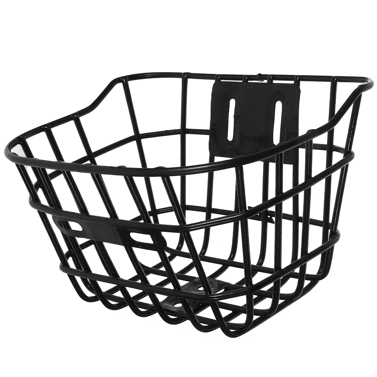 Modifited Bicycle Metal Front Handle Basket Storage Carrier Hanging Basket Bike Front Basket Large Capacity Bike Metal Basket