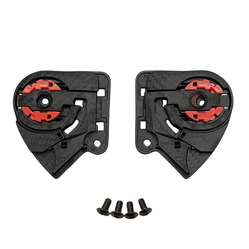 RXJE Left and Right Helmet Base Hardware for FF801 FF397 Motorcycle, Side Mount Set with 4 Screws for Loose, Worn or Broken