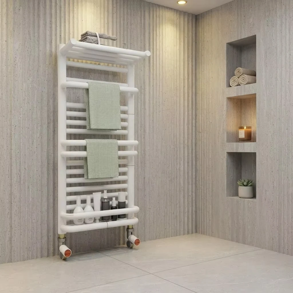 SL-H800 * W440 Bathroom Radiator, Chrome/White/Anthracite, Carbon Steel Towel Radiator, Hot Water Radiator, Manufacturer