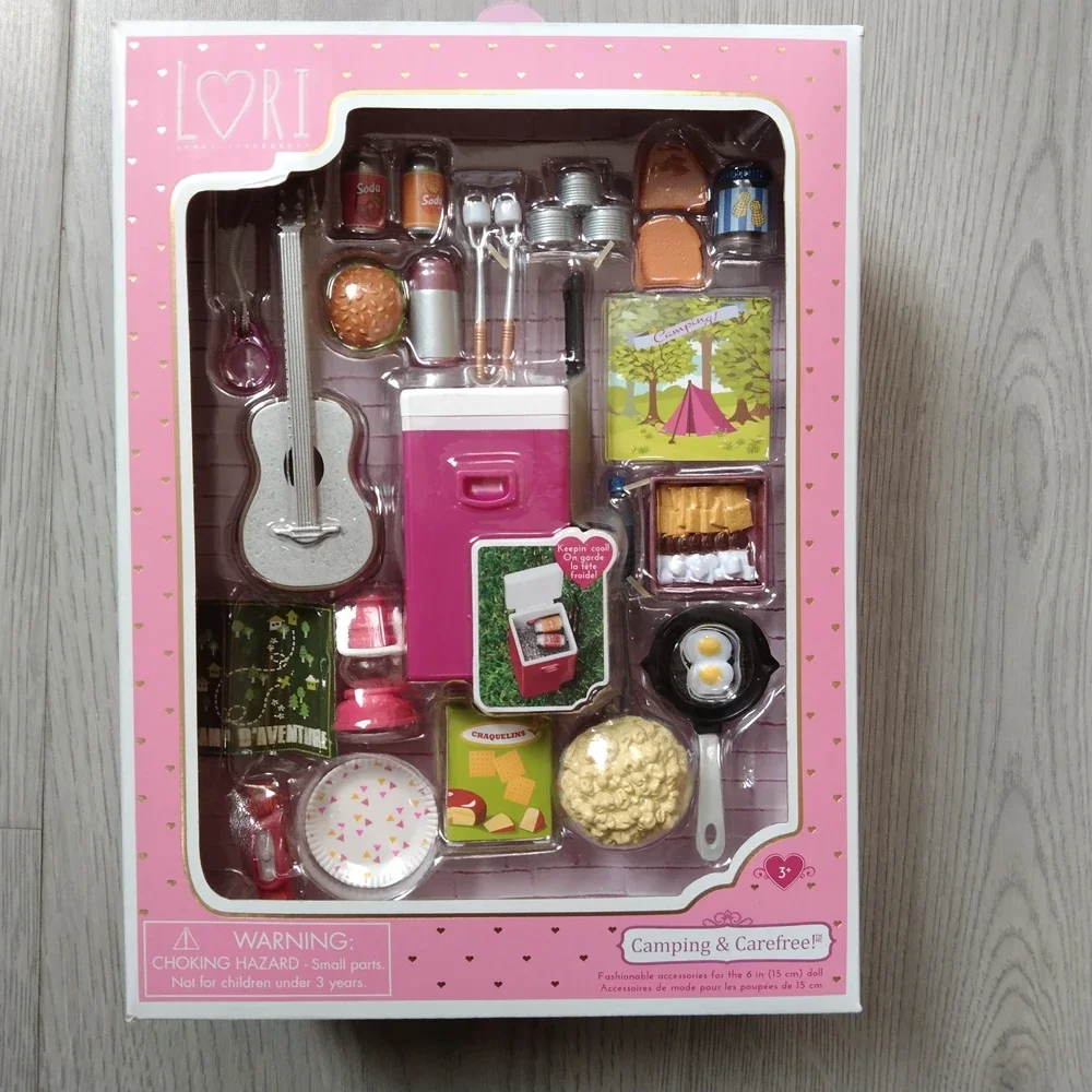 Lori Dolls 6-inch Dolls Mini Doll Hiking Accessories Camping Carefree Accessories Family Toys Children\'s Gifts