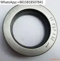 Air compressor rotary shaft oil seal PTEF 40*56*10 outer iron shell compressor high pressure and high temperature oil seal