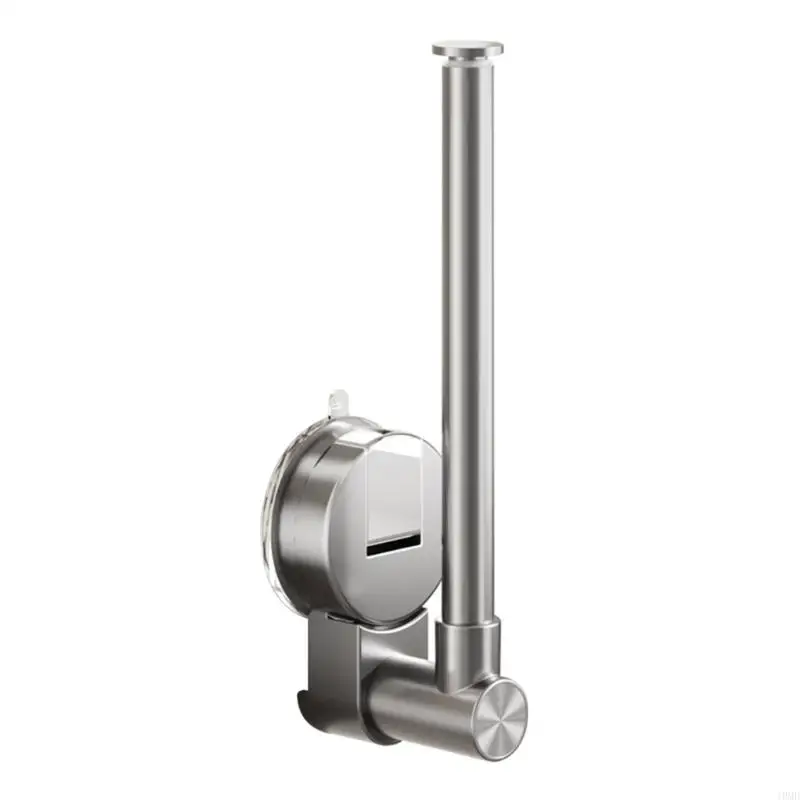 Multifunctional Drillless Wall Mount Retractable Dispenser Holder For Household Cling Film Wax Paper And Kitchen Tissue Rolls