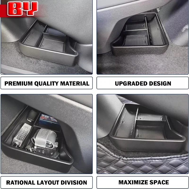 for Volkswagen VW ID.4 ID4 ID 4 CROZZ 2023 Car Center Console Armrest Lower Organize Storage Box Trims Tray Interior Accessories