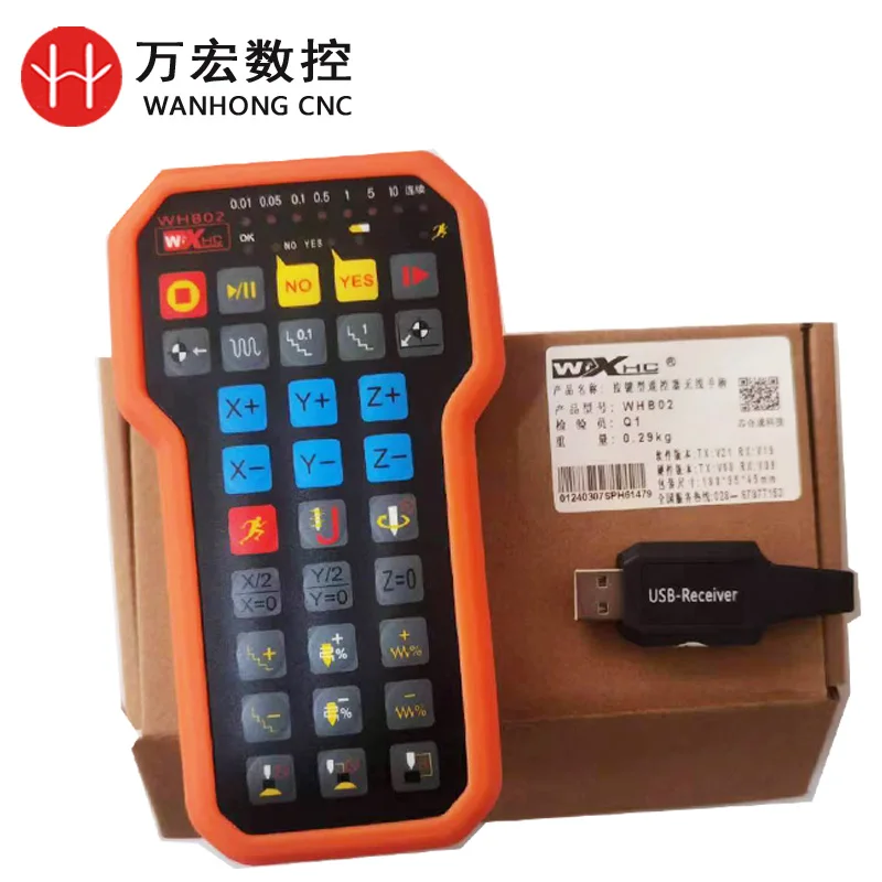 CNC 3 Axis NC Studio Controller USB Wireless Handwheel WHB02 Remote MPG Handle wheel for CNC Router