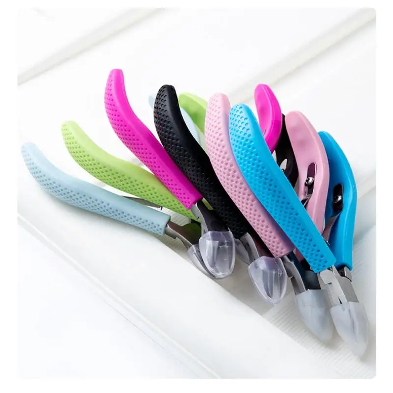 

Ножницы для кутикулы ногтей, маникюрные кусачки для удаления омертвевшей кожи, кусачки для кутикулы из нержавеющей стали, машинка для стрижки ногтей, силиконовая ручка