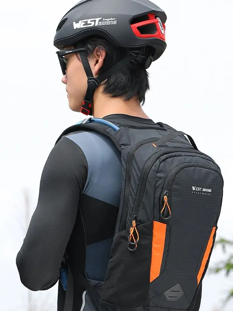 AliExpress West Biking WEST BIKING Professional Cycling Sports Backpack With Water Bag 12L Hydration Backpack Ultralight Bicycle Bag Outdoor Climbing