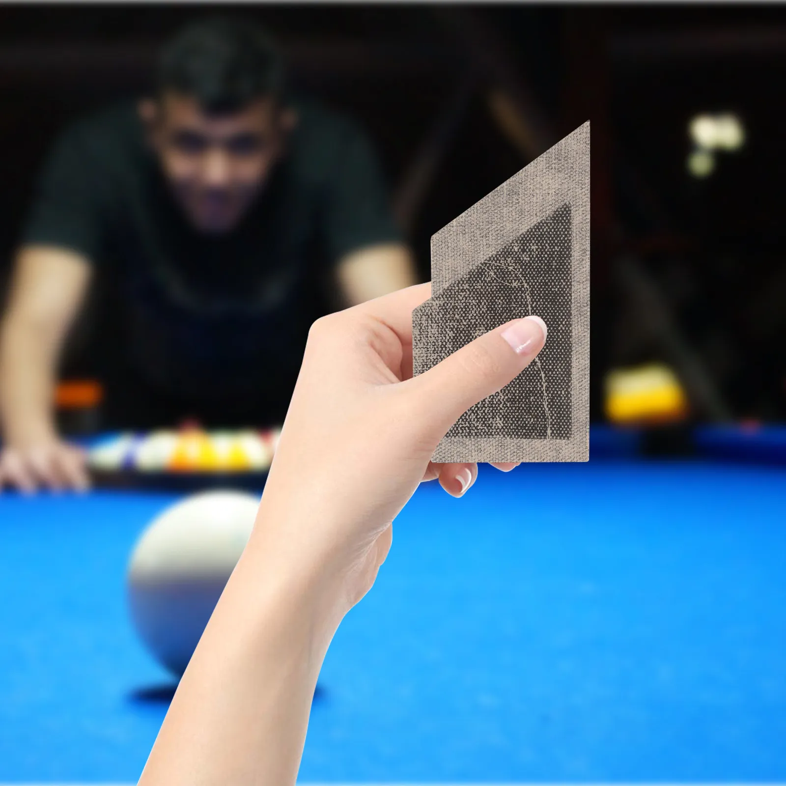 

12Pcs Pool Table Drop Pocket Rubber Cushion Pads Heavy Duty Wear Resistant for All 6 Pockets Billiard Table Protection Pad