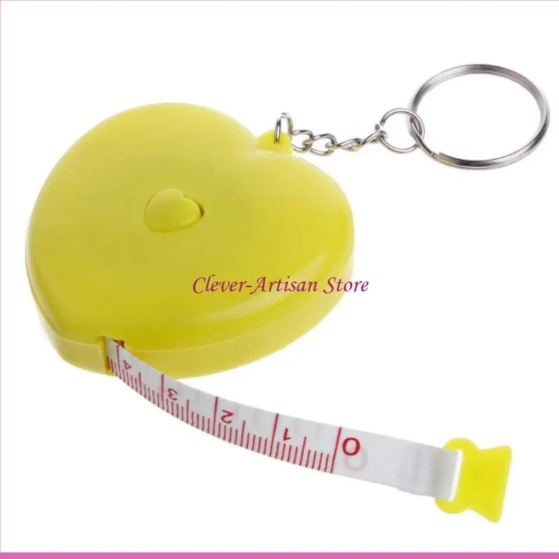 Keychain E06b portatile a forma nastro a forma cuore a forma cardiaca 1,5 m
