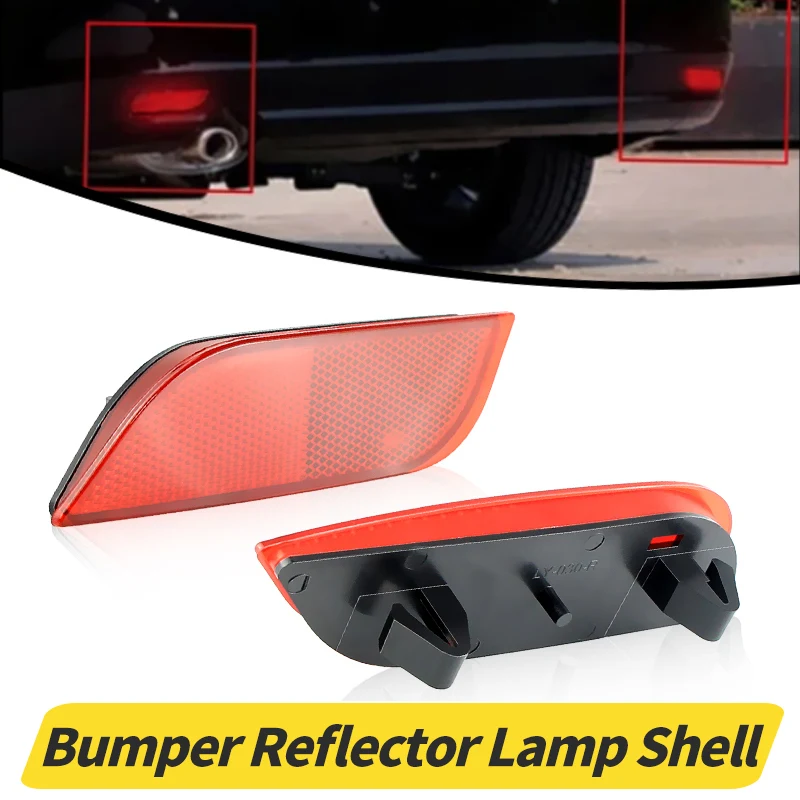 

2PCS Rear Bumper Brake Lamp Reflector Light Cover Shell (No Bulb)For Subaru Legacy,Exiga,Levorg,XV Crosstrek,Impreza,WRX,WRX STI