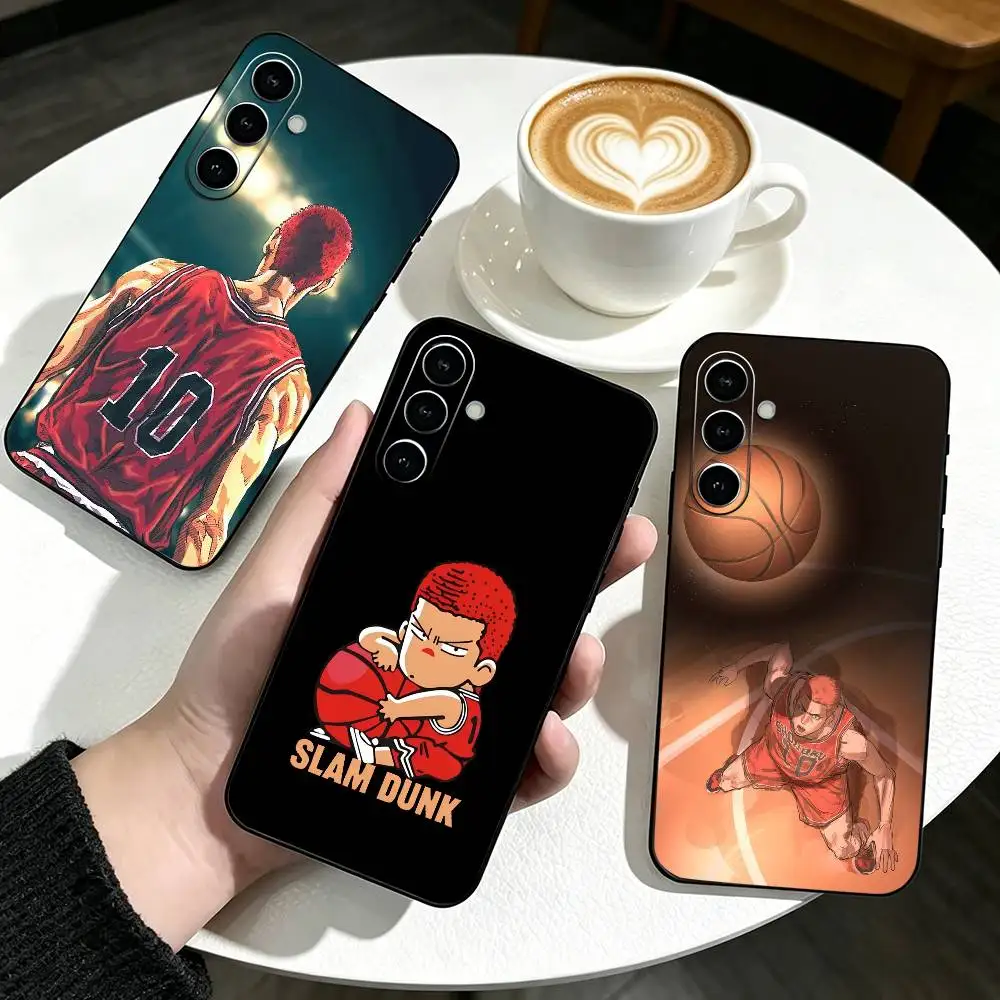 Slam Dunk H-Hanamichi Sakuragi-i   Phone Case For Samsung Galaxy A73,A72,A71,A70,A53,A52,A51,Soft Silicone Black Cover