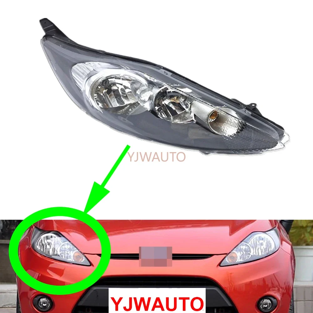

For Ford Fiesta 2009 2010 2011 2012 Headlights Car Headlamp Assembly Replacement Front Lamp Whole Auto Light Assembly