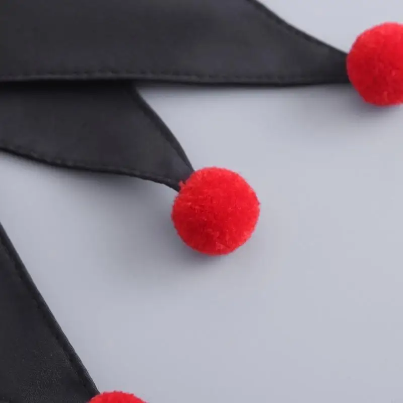 

L5YA острый накладной воротник, декоративный воротник, аксессуар для шеи, рождественский клоунский галстук