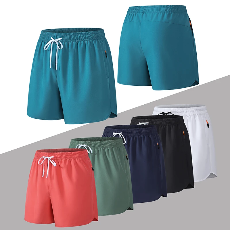 

Casual Shorts Men Summer Quick Dry Bermudas Solid Cool Shorts Man Fashion Brand Clothiong Elastic Waist Beach Shorts US EU Size