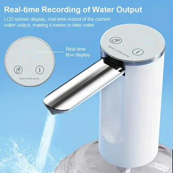 Bomba Eléctrica Para Botella De Agua, Dispensador Automático De Agua, Plegable, De Escritorio, H3, Ricaricabile, 19 Litros