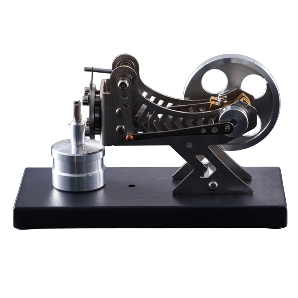 Desk Display DIY Kit DIY Steam Engine Kit External Combustion Aluminum Material External Combustion Illustrative Tool