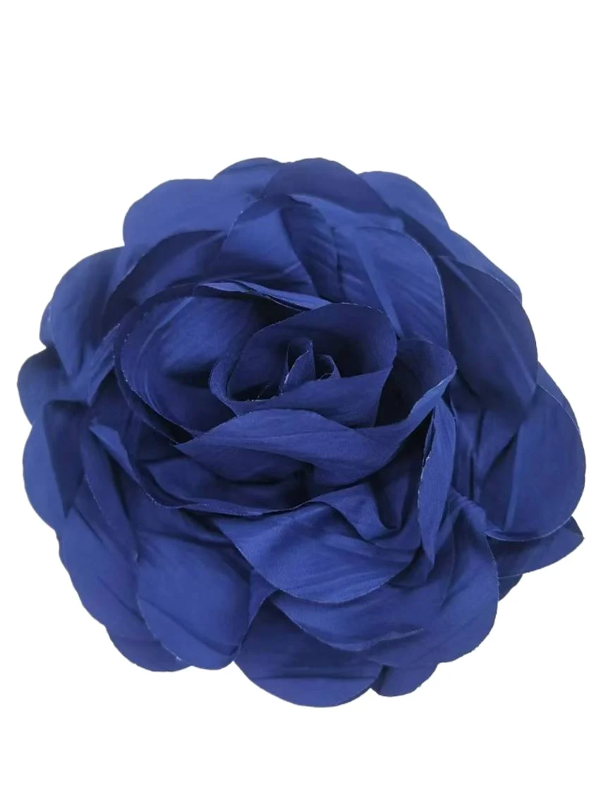Nouveau 16 cm plissé grande fleur femmes broche broche à la main fleur polyvalent vêtements accessoire Corsage
