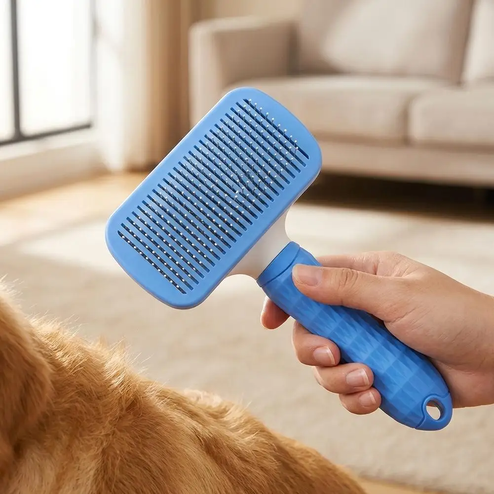 Pet Dog Hair Brush Cat Comb Pet Hair Remover Brush for Dogs Cats Puppy Kitten Grooming Tools Dogs Accessories Pet Supplies