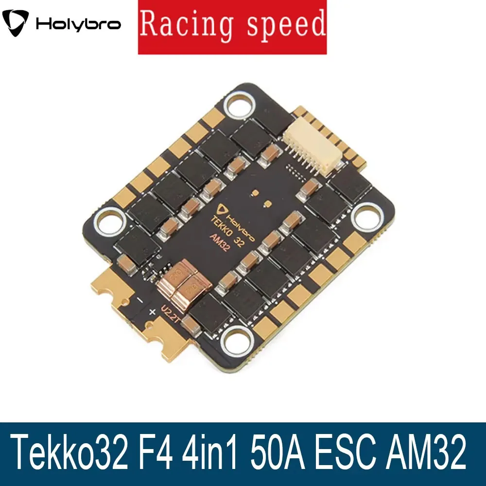 

HolyBro Tekko32 F4 4in1 Mini 50A ESC (AM32) - 4-6S LiPo M4 30.5x30.5mm for RC FPV Racing Drone