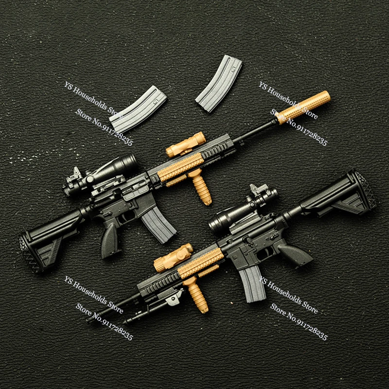 Mp5 M27 PKM WWII G36 Full Set 1/12 Mini Static Weapon Model Gun Toys Accessory For 6" Mobile Suit Girl Figurine Hobby Ornament view 4