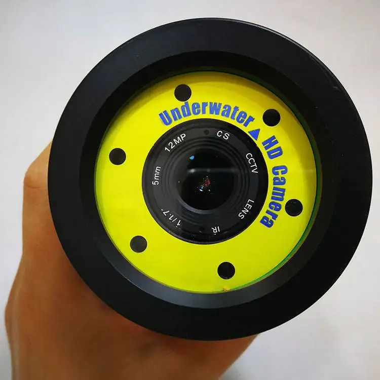 HD Low Light Waterproof IP 68 Network Camera With Wide Angle Night Vision CCD Closed-Circuit Spot Detection For Underwater