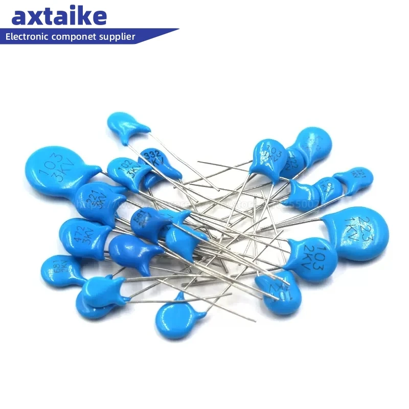 

20PCS High Voltage Ceramic Capacitor 3KV 2KV 1KV 471 222 103 223 22PF 27PF 30PF 47PF 100PF 220PF 1NF 2.2NF 3.3NF 4.7NF 10NF 22NF