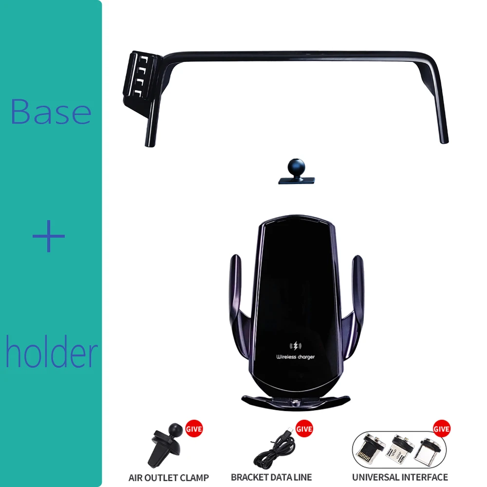 Supporto Auto Wireless Inbay 10W Per VW T-Roc – Ricarica Qi Integrata, Plug&play, Made In Germany