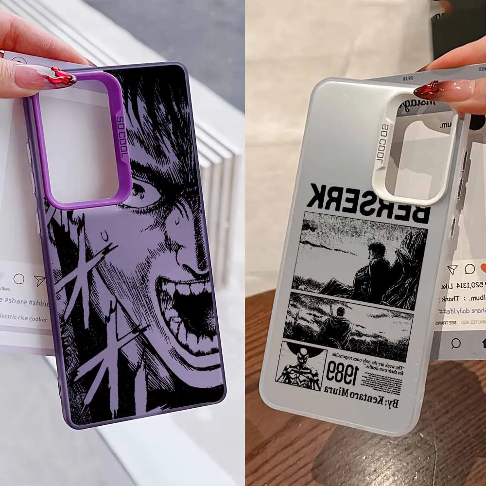 

Anime Berserk Cover For OPPO F29 A98 A94 A79 A78 A76 A74 A60 A58 A55 A38 A37 A36 A17 A15 A7 A5 A3X Phone Case