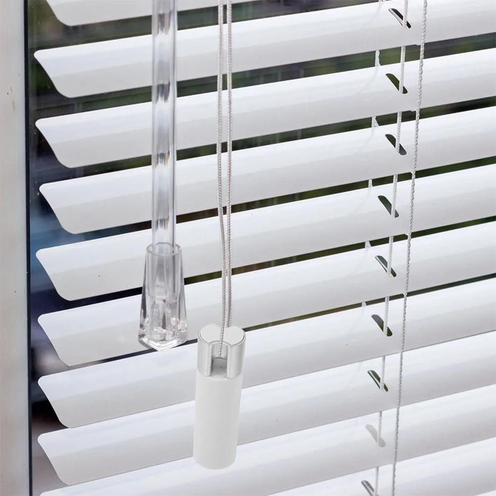 3 قطعة الستائر الحبل مقابض البلاستيك سحب سلسلة المعلقات العمودي الأسطوانة أعمى اكسسوارات مقاومة الرياح ماتي سهلة التنظيف