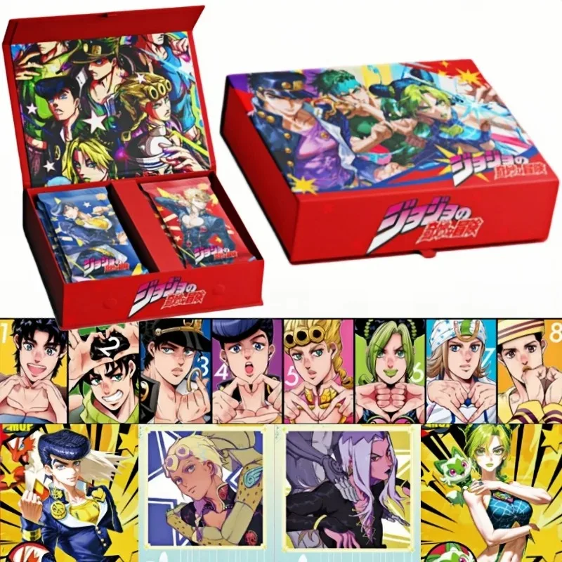 

Genuine JoJo's Bizarre Adventure Collection Cards Anime Classic IP Trading Cards Booster Box Children's Toys Holiday Gifts