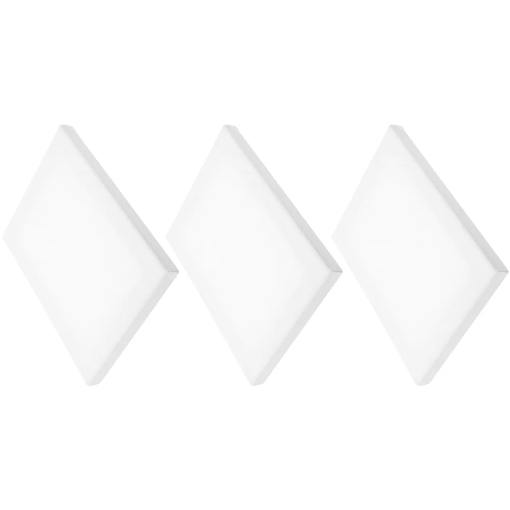 

3Pcs Bulk Canvases for Painting Oil Painting Boards Cloth Canvas Panels Lightweight Portable Drawing Boards for Students and