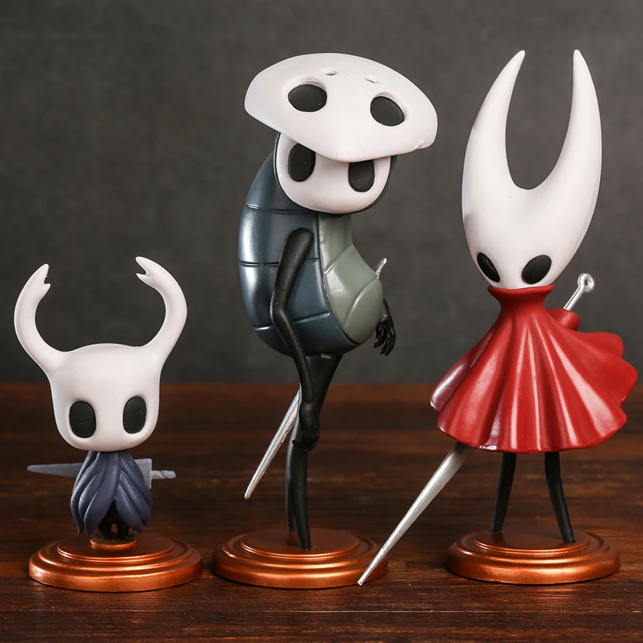 Hollow Knight Silksong Hornet Quirrel figure di gioco bambole modello da collezione regali 3 pz/set