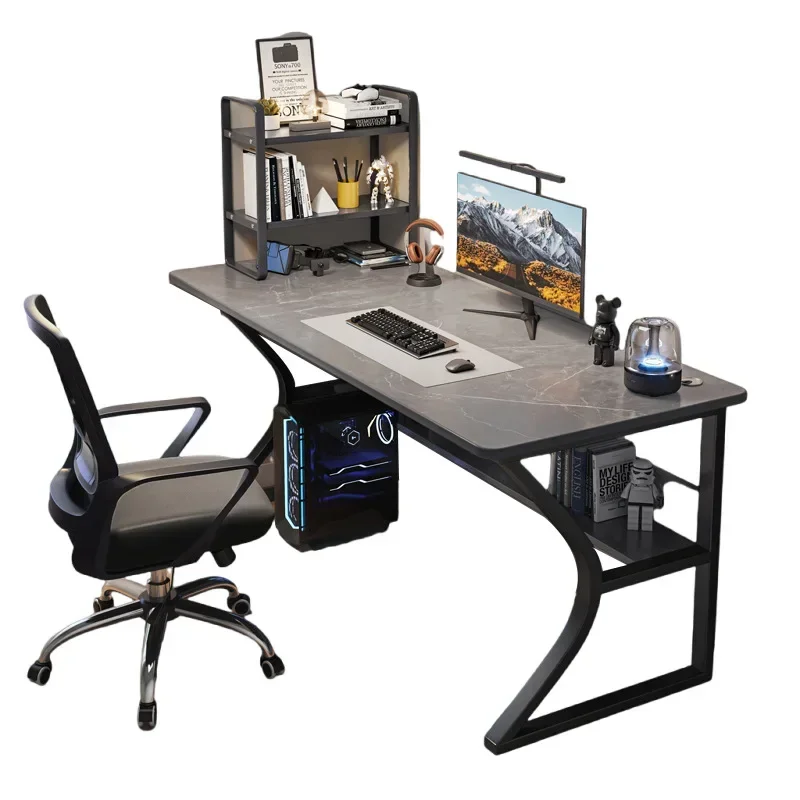 AOLIVIYA Computer Desk Desktop Home Bedroom Student Study Table Simple Storage Writing Table Internet Celebrity E-sports Table