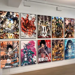 A-Attack O-On T-Titan Self-adhesive Art Poster Fancy Wall Sticker for Living Room Bar Decoration Vintage Decorative Painting