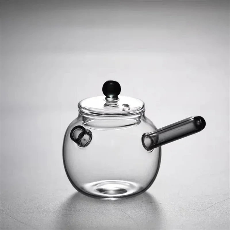 120ml Mini Kung Fu Small Glass Teapot With Filter Japanese Style Tea Maker Teaset One Person Drinking Tea Pot Household Teaware