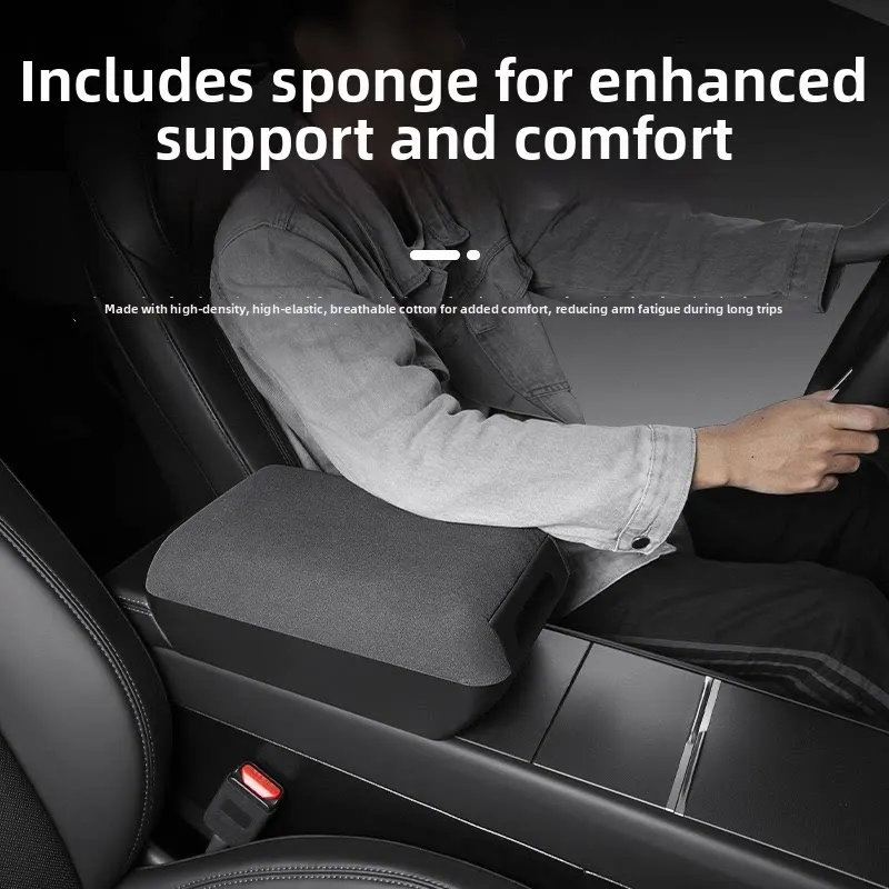 For the updated Tesla model Y/3/YL Armrest Box Armrest Auto Storage Box Arm Bracing heighten Interior Details