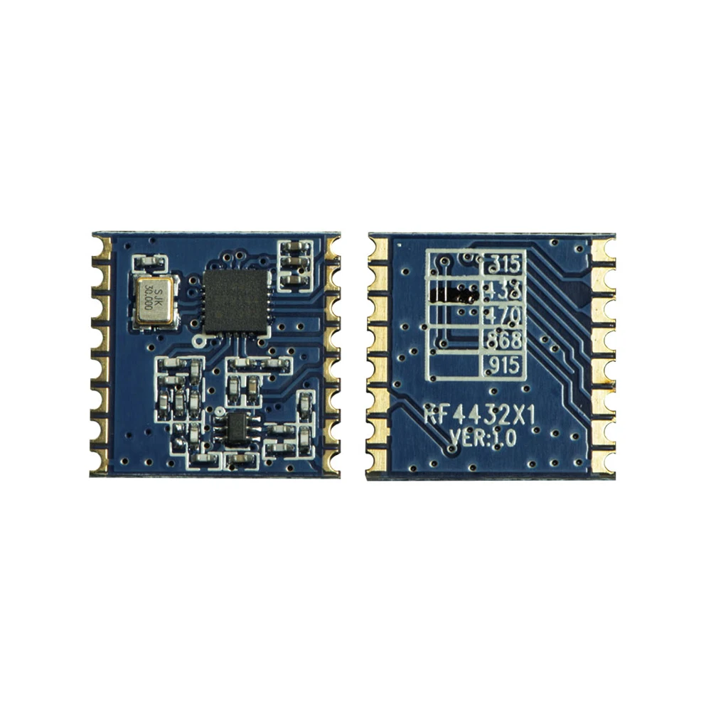

10PCS/lot G-NiceRF RF4432X1 Silicon Lab Si4432 433MHz/490mhz/868mhz/915MHz-1~20dBm RF Transceiver Module