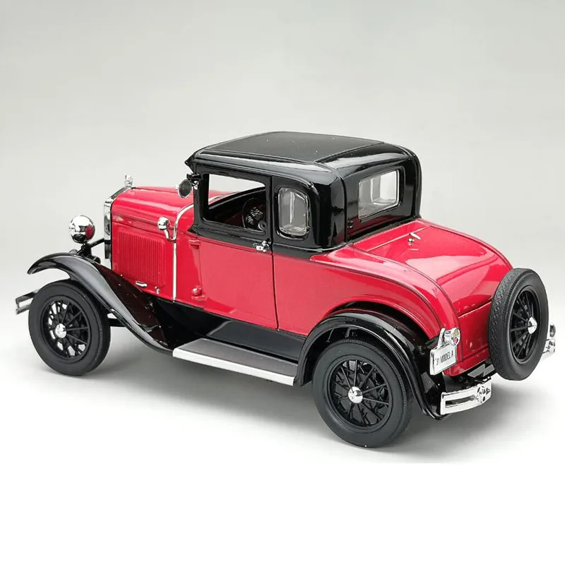 Diecast 1/18 Scale 1931 Ford Model A Coupe Classic 6137 Alloy Car Model Collection Souvenir Display Ornaments