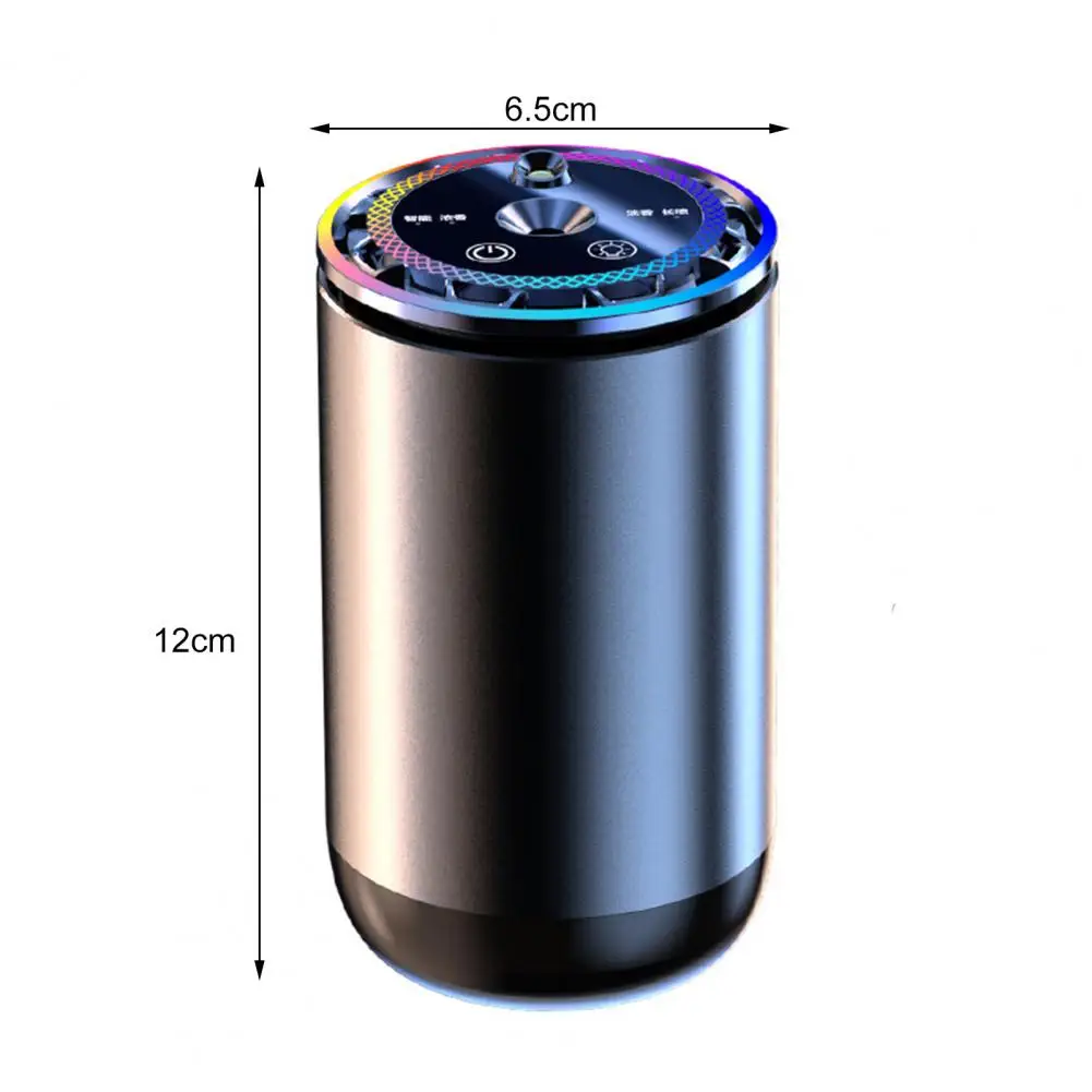 Smart Car Air Freshener With Atmosphere Light Rechargeable Auto On/Off Easy To Install Intelligent Car Interior Aroma Device