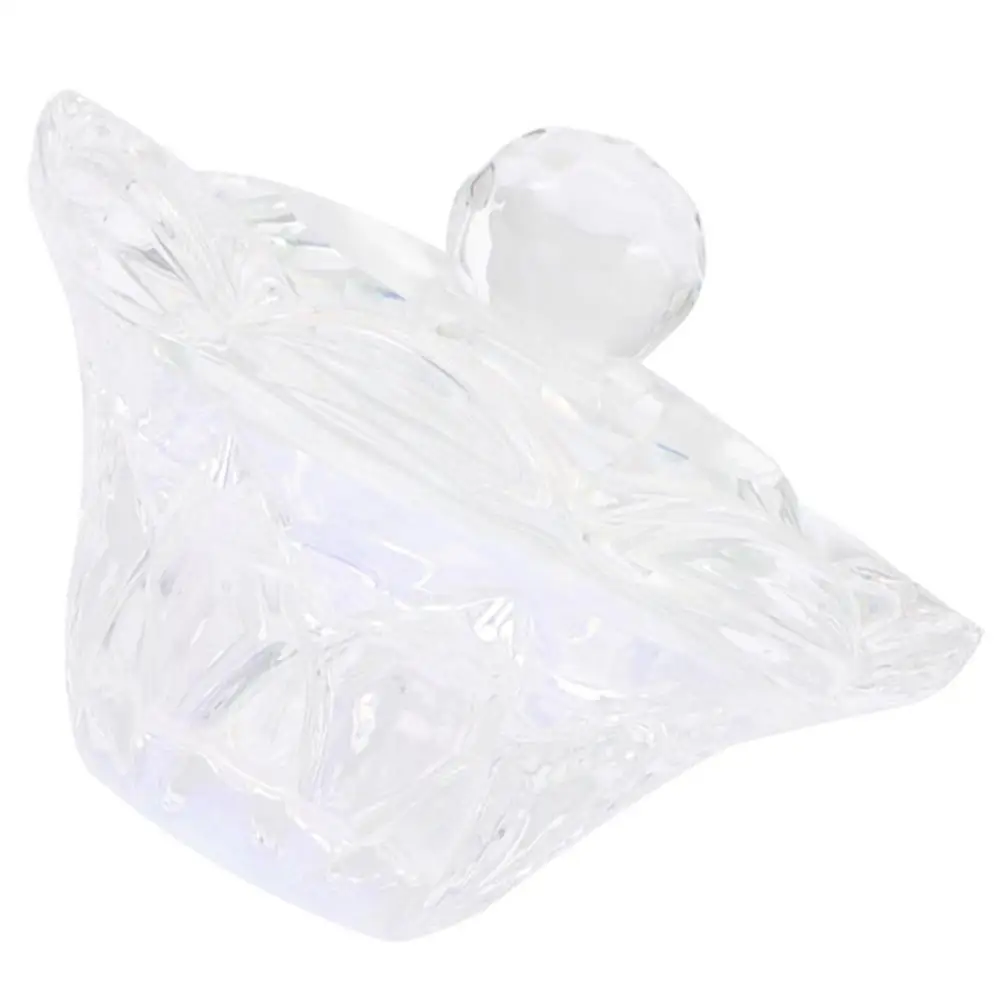 Soporte de polvo acrílico de cristal, recipientes de taza octogonal, tazón de belleza para uñas líquida, mezcla, 2 uds.