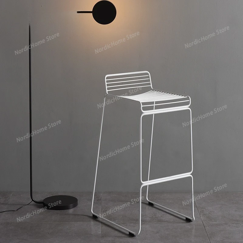 

Creative Outdoor Bar Chair Milk Tea Minimalist Elegant Dinning Chair Colorful Personality Bar Furniture Tabouret De Bar XYBC
