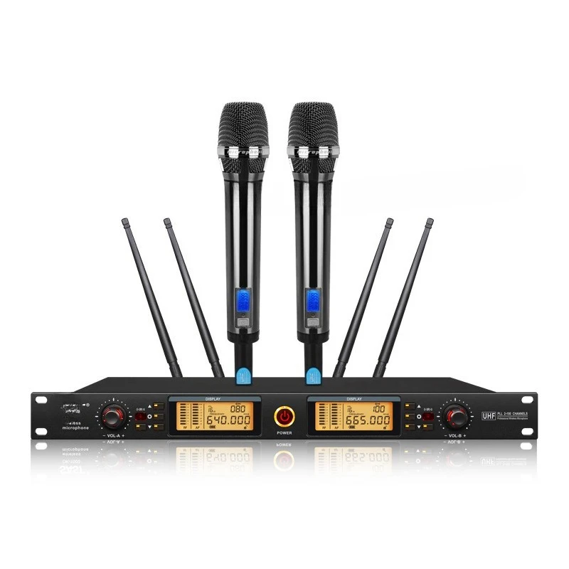 Occasion Wireless Microphone Professional Long Range U-Segment FM True Diversity Microphone