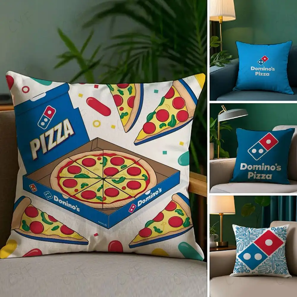 

Food Anime D-Domino's Pizza Pillow Case Custom Printed Brushed Fleece Pillow, Baby Skin-Touch, Eco-Friendly Dye-Sublimation Cush
