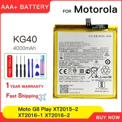 Genuine 4000mAh KG40 Battery For Motorola Moto One Macro & G8 Play & G8 & One Macro Dual SIM XT2015-2 XT2016-1 XT2016-2 Batteria
